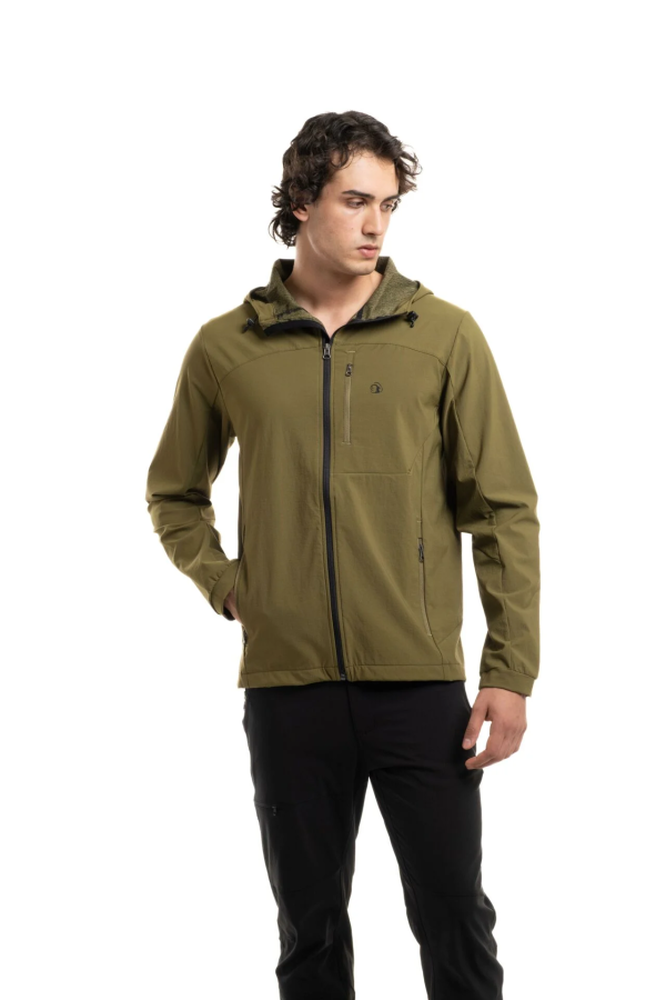 Yakamoz Kapüşonlu Mont Olive