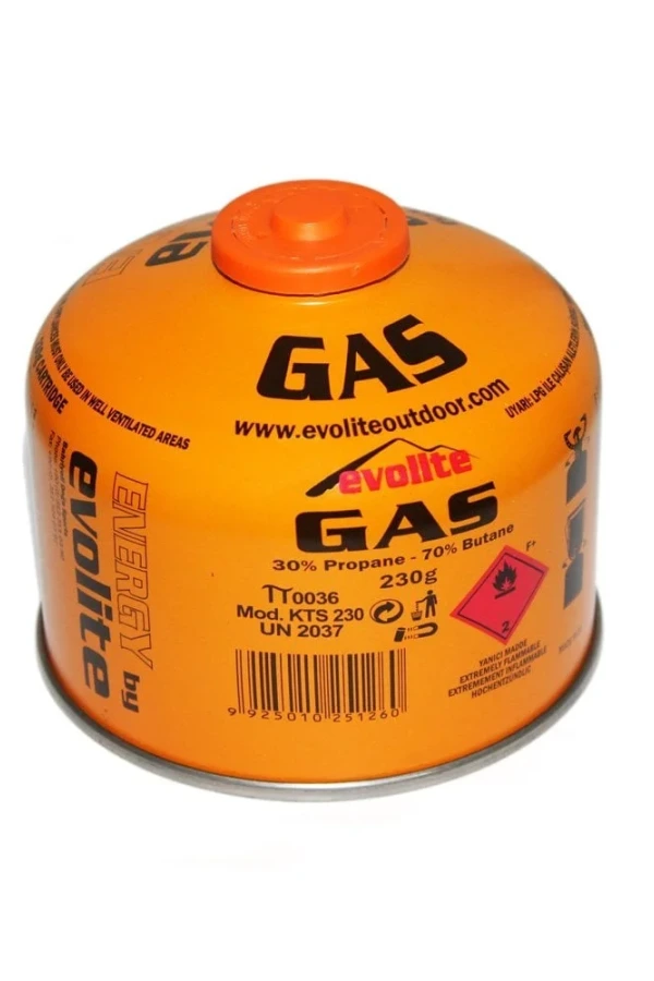 Evolite Butane Propane Vidalı 230 Gr. Ocak Kartuşu