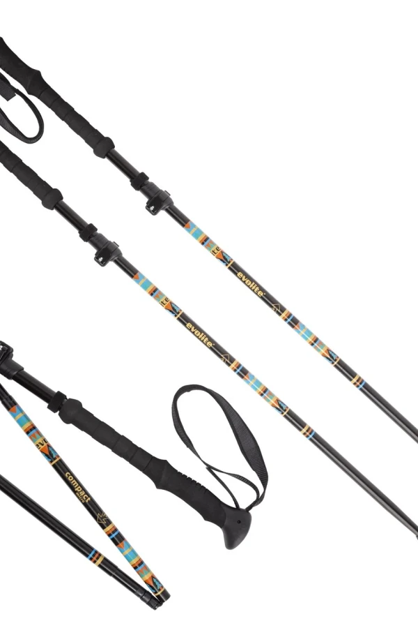 Evolite Compact Micro Quick-Lock Trekking Batonu