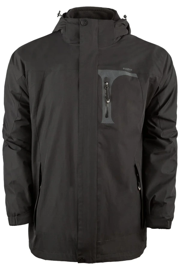 Evolite Triple 3in1 Ceket - Siyah